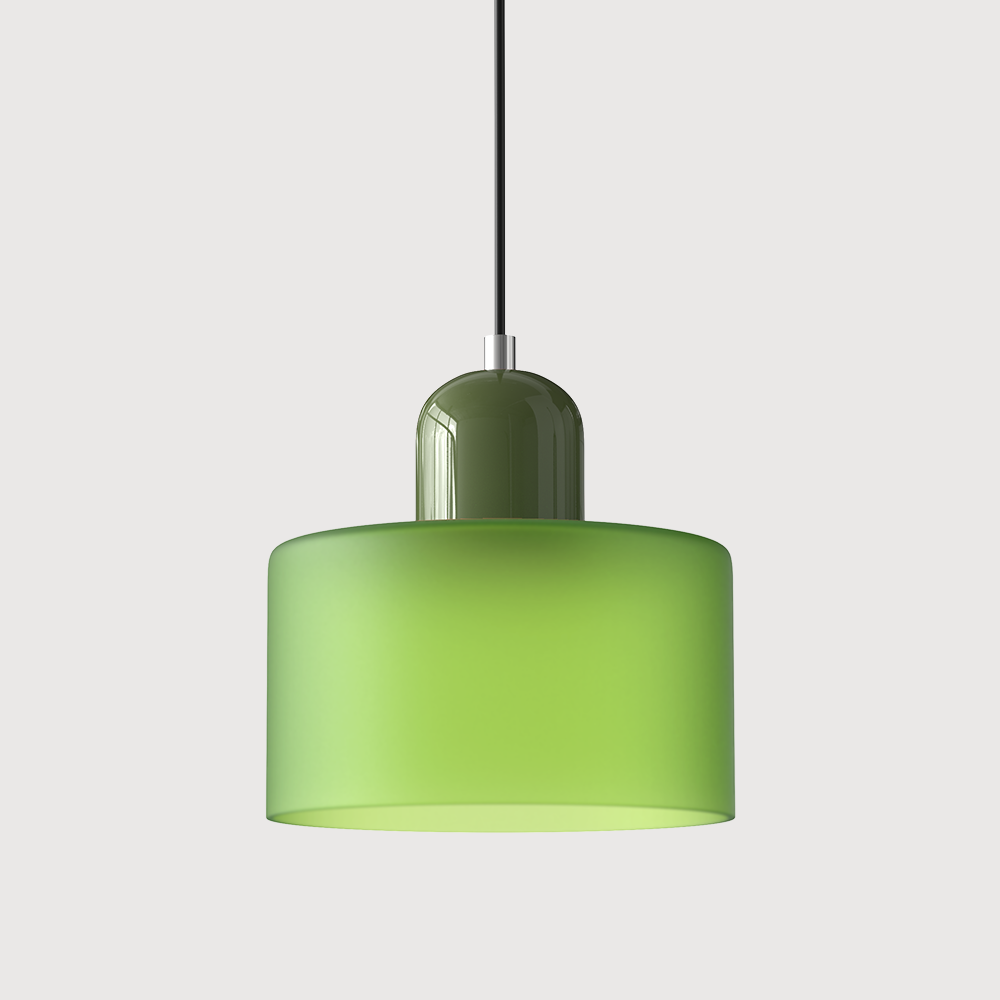 Kora glasspendel Bauhaus geometrisk design justerbar E27-sokkel