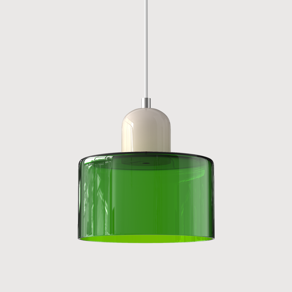 Kora glasspendel Bauhaus geometrisk design justerbar E27-sokkel