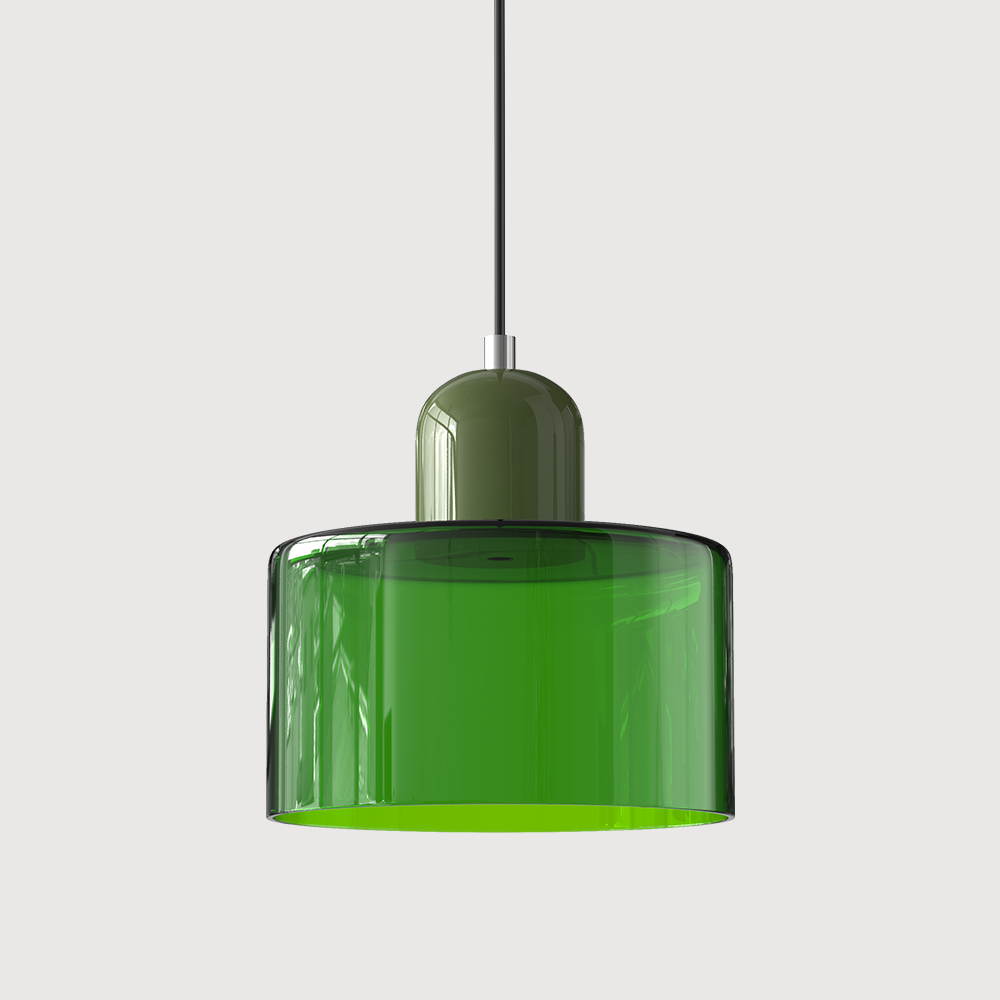 Kora glasspendel Bauhaus geometrisk design justerbar E27-sokkel
