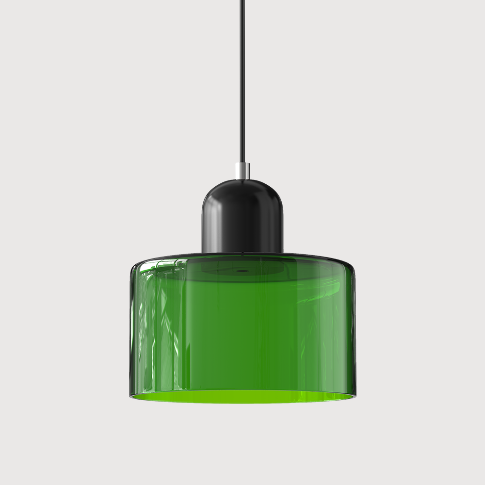 Kora glasspendel Bauhaus geometrisk design justerbar E27-sokkel