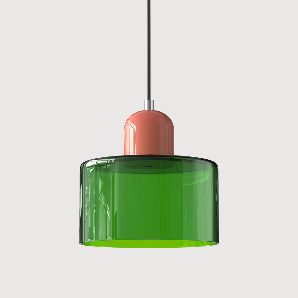 Kora glasspendel Bauhaus geometrisk design justerbar E27-sokkel