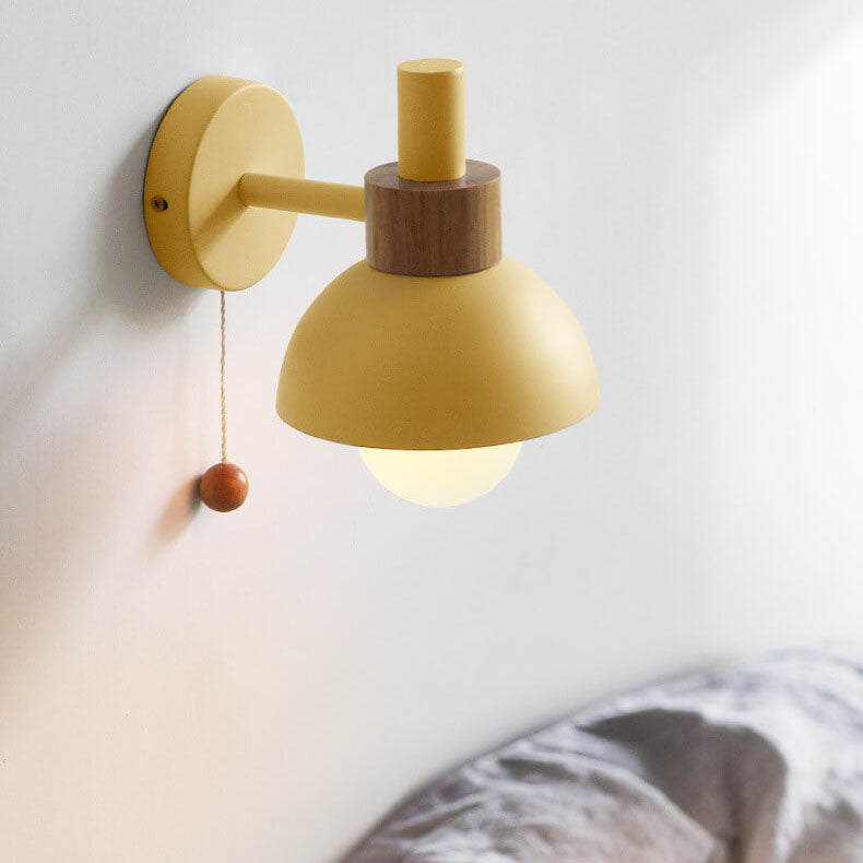 Fjordly Macaron Globe Wall Lamp With Soft Warm Pastel Glow