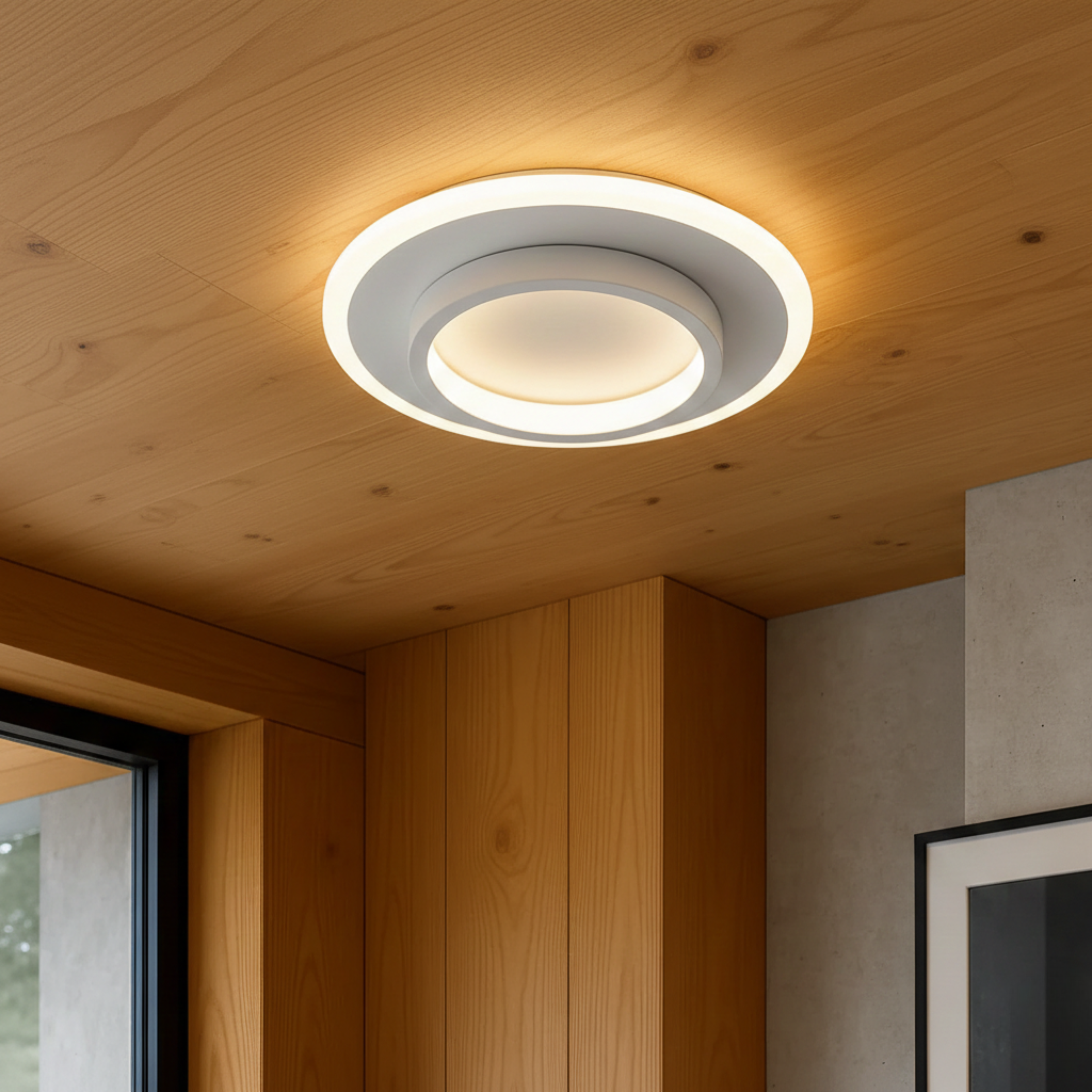 Současné elegantní LED stropní svítidlo AureaLux s přisazenou montáží