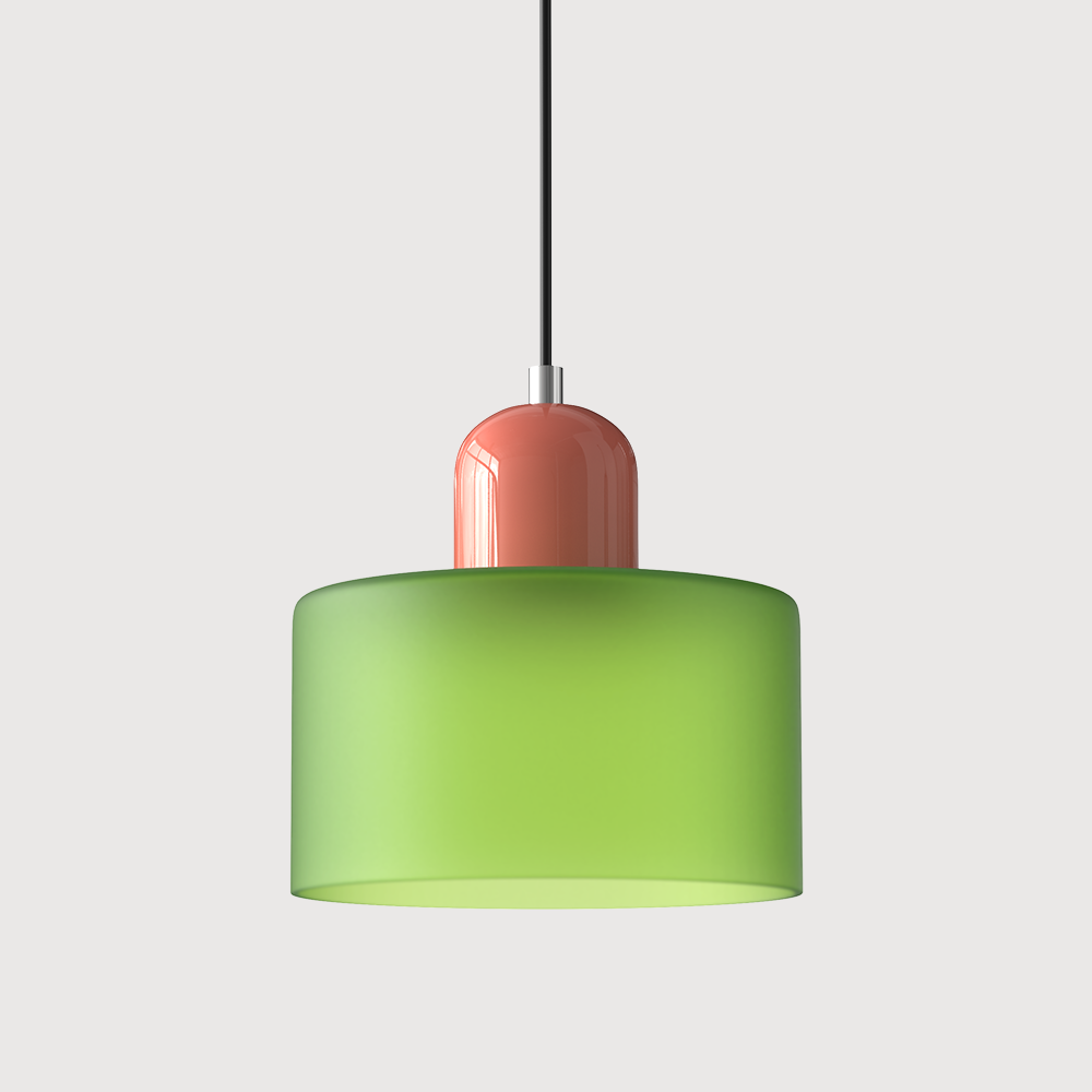 Kora glasspendel Bauhaus geometrisk design justerbar E27-sokkel