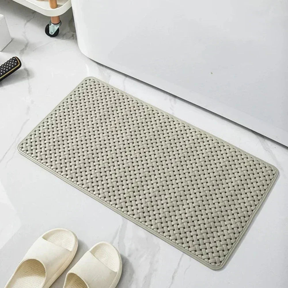 GripSafe Suction Cups Bath Mat Non Slip Quick Dry Tub Mat