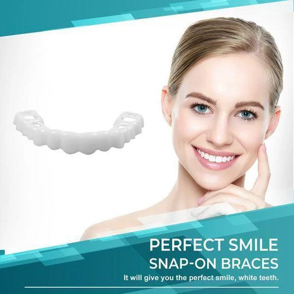Set di faccette dentali per sorriso superiore e inferiore