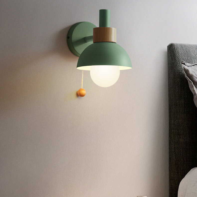 Fjordly Macaron Globe Wall Lamp With Soft Warm Pastel Glow