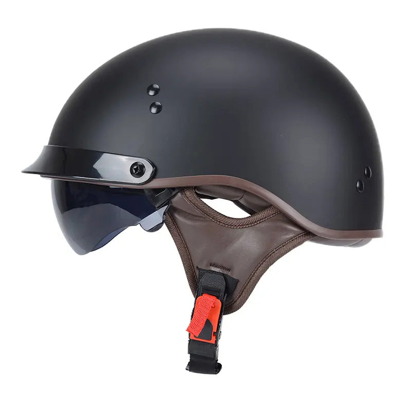 DOT Approved Chopper Sunglass Helmet With UV Visor And Lightweight Comfort