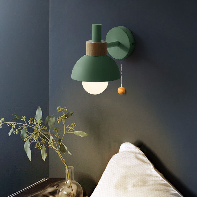 Fjordly Macaron Globe Wall Lamp With Soft Warm Pastel Glow
