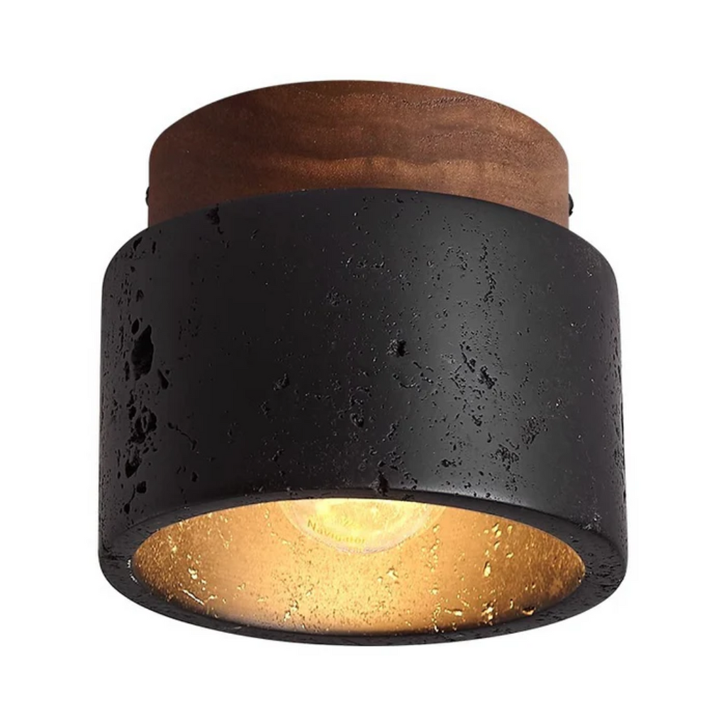 StoneGlow Stone Look Ceiling Light For Living Rooms And Hallways