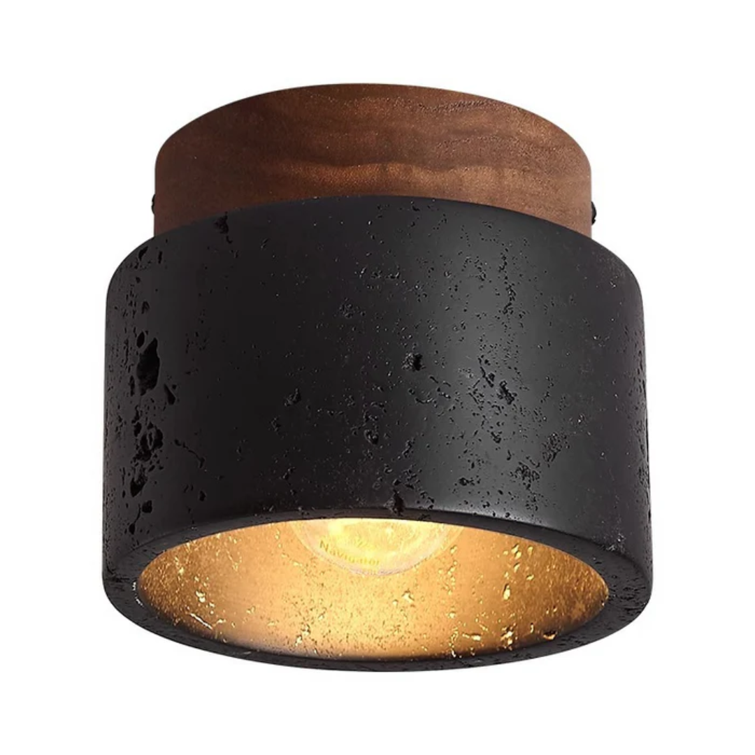 StoneGlow Stone Look Ceiling Light For Living Rooms And Hallways