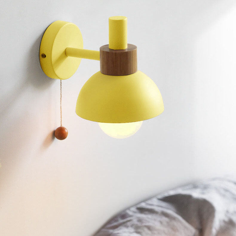 Fjordly Macaron Globe Wall Lamp With Soft Warm Pastel Glow