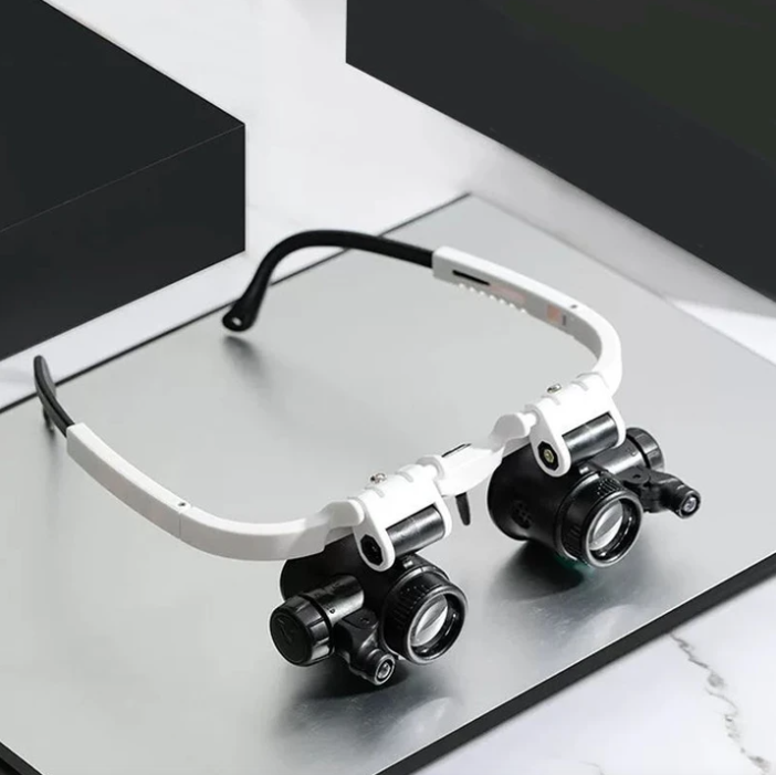 LuminaForge Detail Magnifier With Adjustable Lighting For Fine Detail