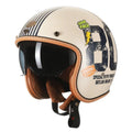 JetLite Offener Helm mit federleichtem ABS-Gehäuse und zeitlosem Retro-Stil