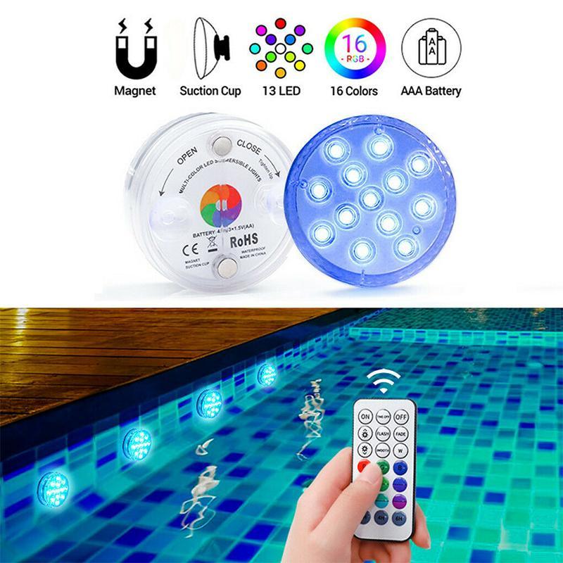 LED-licht met afstandsbediening en magnetische zuigbevestiging