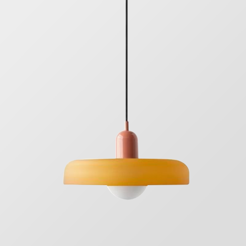 Bauhaus Colored Glass Pendant Light For Modern Homes