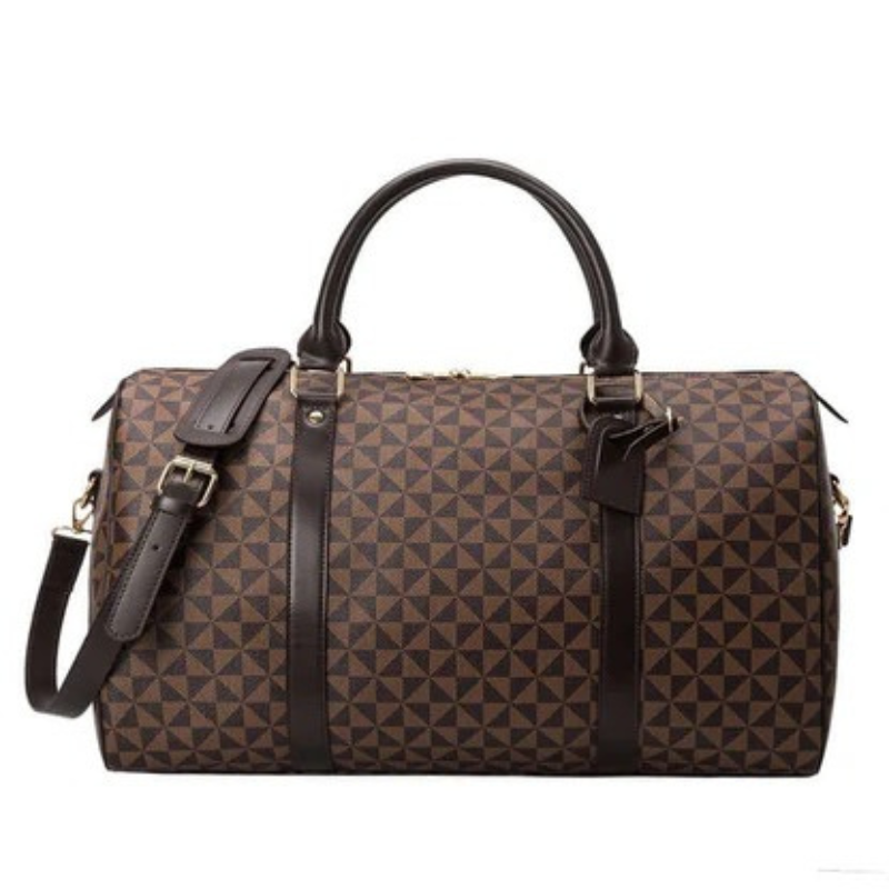 AeroVoyage Premium Leder Unisex Reisetasche Stilvolle Duffle-Tasche