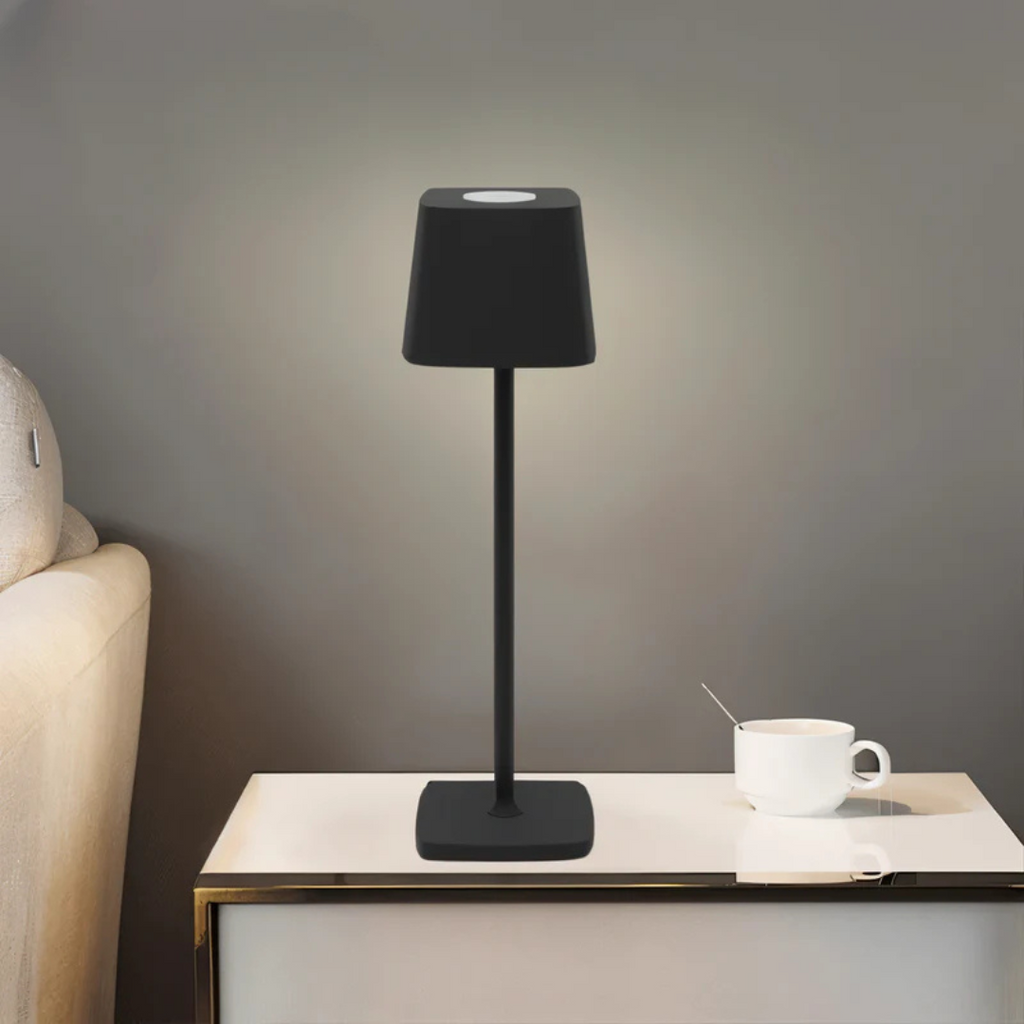 LumaNexa bezdrátová dobíjecí stmívatelná LED stolní lampa s dotykovým ovládáním