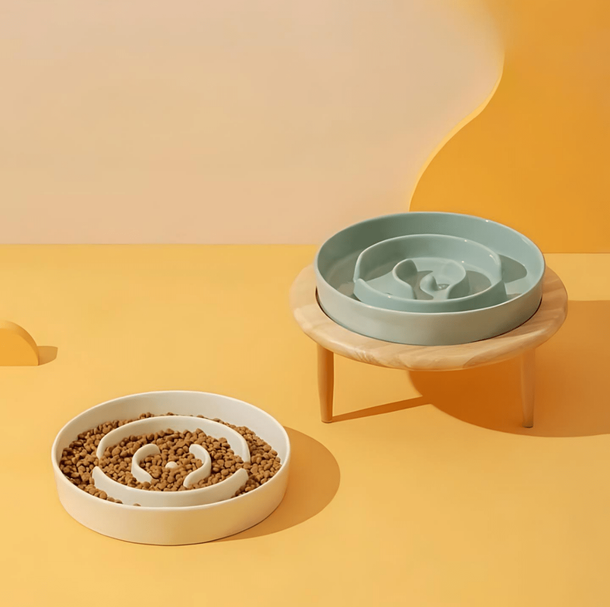 ZenPaws Premium Slow Feeder Bowl For Dogs And Cats