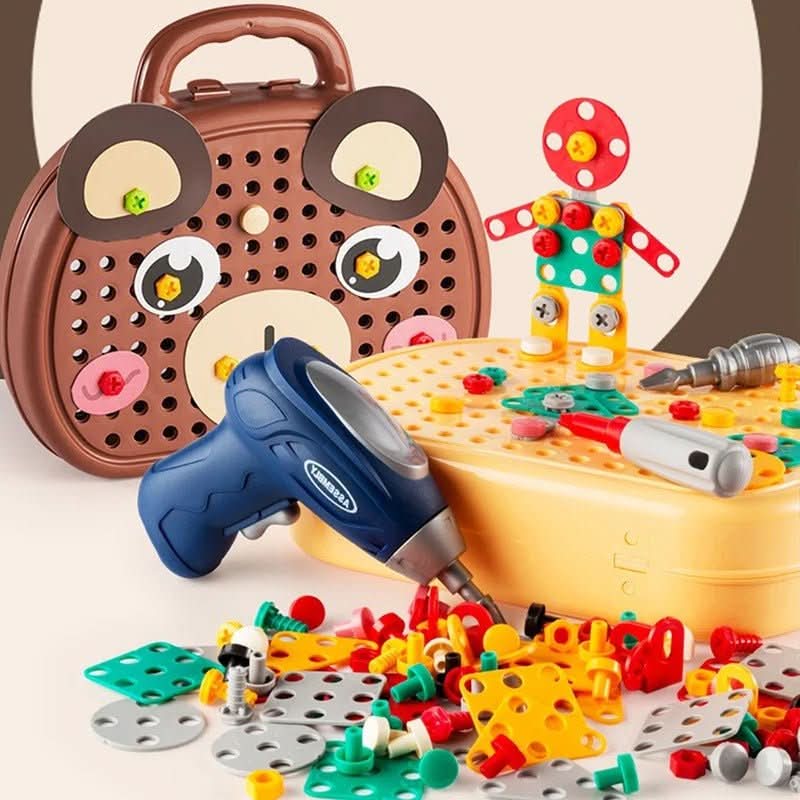 BuildSpark Creative Construction Toy With Mini Drill For Children Aged 6 And Up