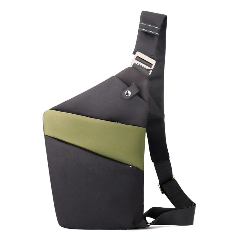 Sac bandoulière de voyage sécurisé avec design anti-vol pour des déplacements en toute sécurité