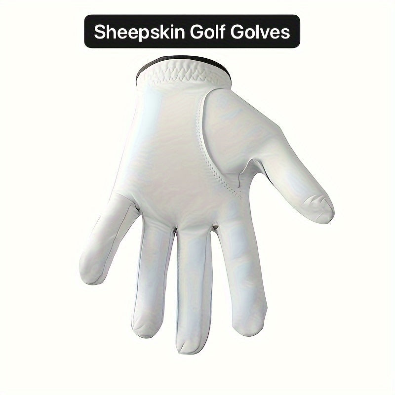 Sheepskin Golf Glove for Left Hand