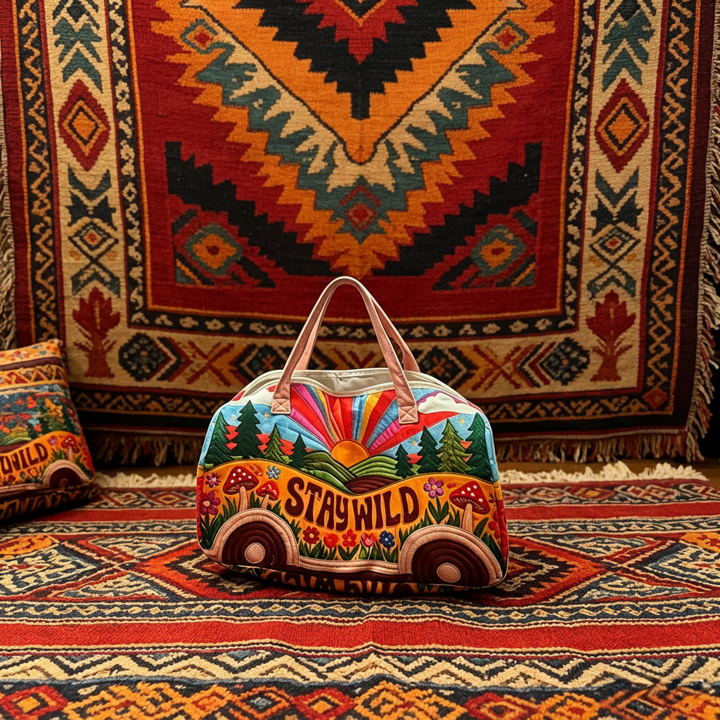 Vintage rejsetaske med fri og ubekymret stil