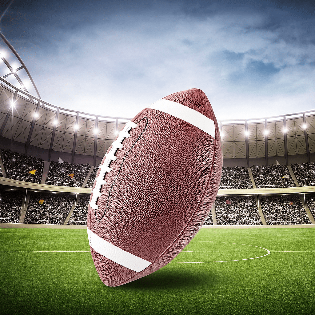 EnduroBall Pro American Football And Rugby Ball With Waterproof Shockproof Design
