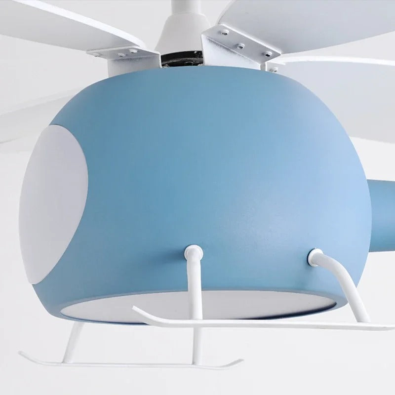 AuroraWhirl Kids Lighting Fan For Bedroom Airflow Glow Cozy