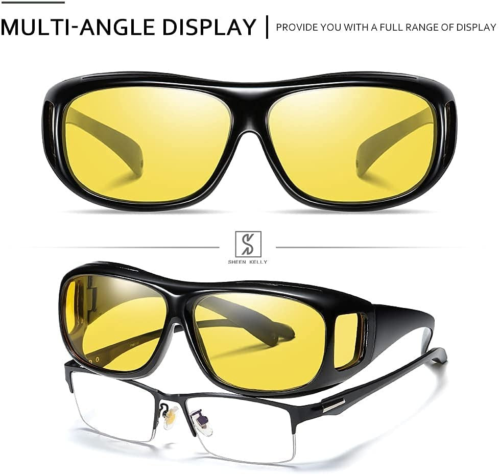 Night Vision Glasses With Anti Glare For Safer Night Driving HD