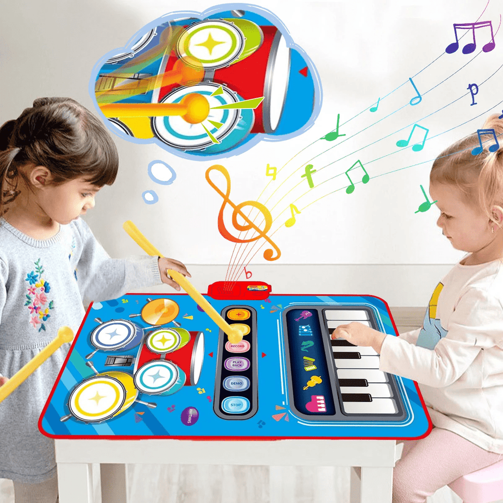 MelodyStep Sound Mat Interactive Music Mat For Kids With Five Instruments
