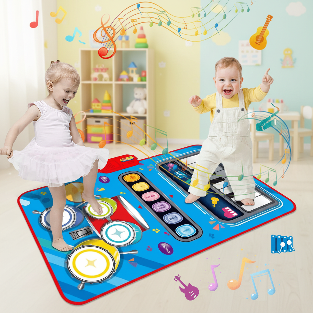 Rhythm Play Interactive Music Mat With Five Instruments