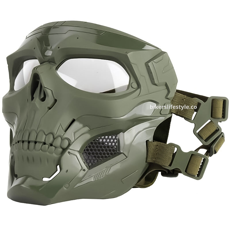 Ghost Skull Rider Mask For Airsoft, Paintball And Off Road Riding
