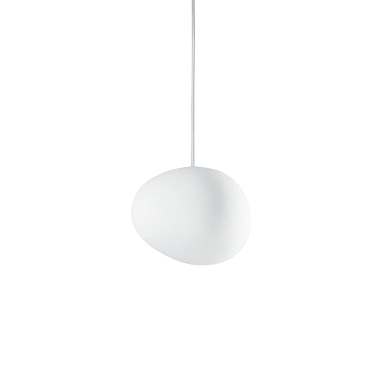 Astra håndblæst glaspendel med elegante organiske former | Fervei