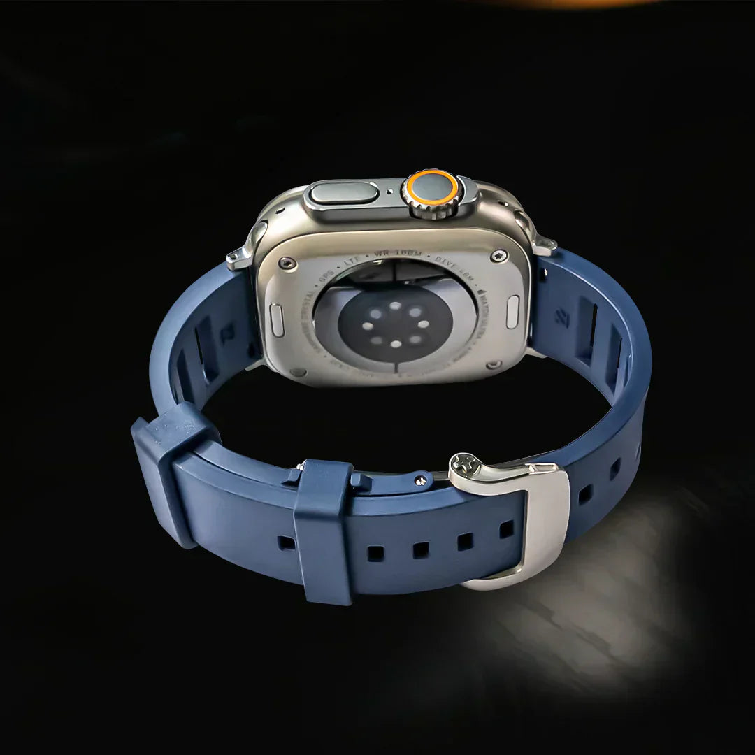 Řemínek na Apple Watch FKM s motýlkovou sponou pro pohodlné nošení