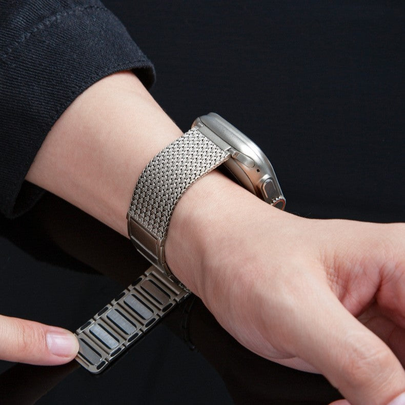 Flätat magnetarmband för Apple Watch | Fervei