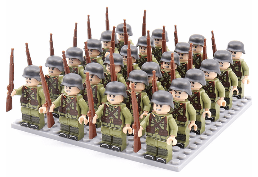 Epoch Blocks 21-Piece Figure Building Block Set For Kids And Collectors