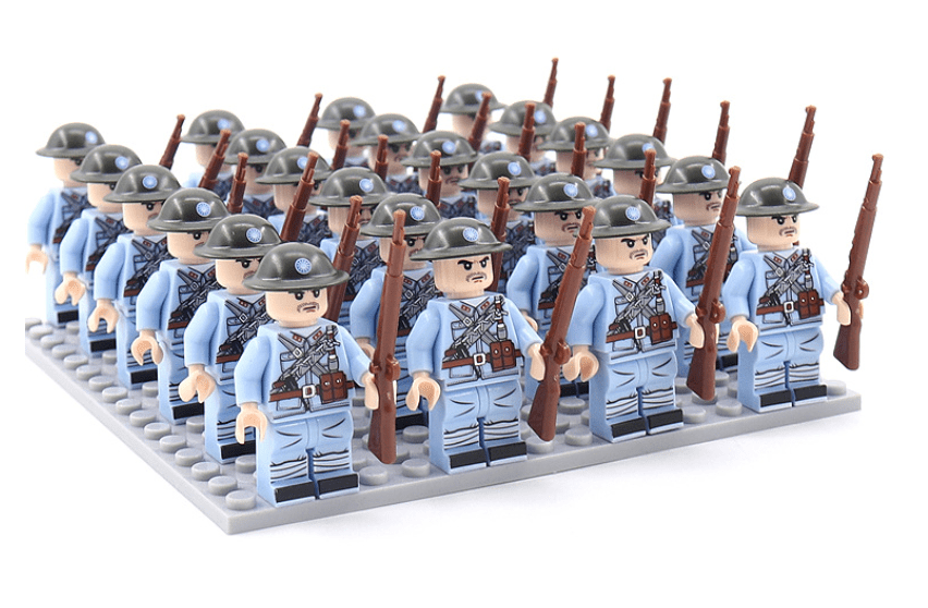 Epoch Blocks 21-Piece Figure Building Block Set For Kids And Collectors