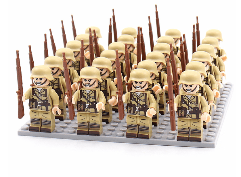 Epoch Blocks 21-Piece Figure Building Block Set For Kids And Collectors