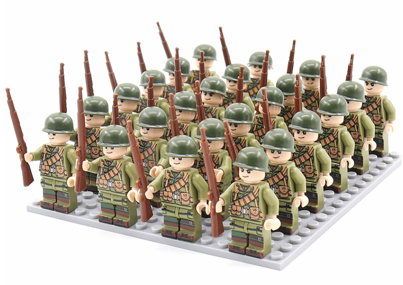Epoch Blocks 21-Piece Figure Building Block Set For Kids And Collectors