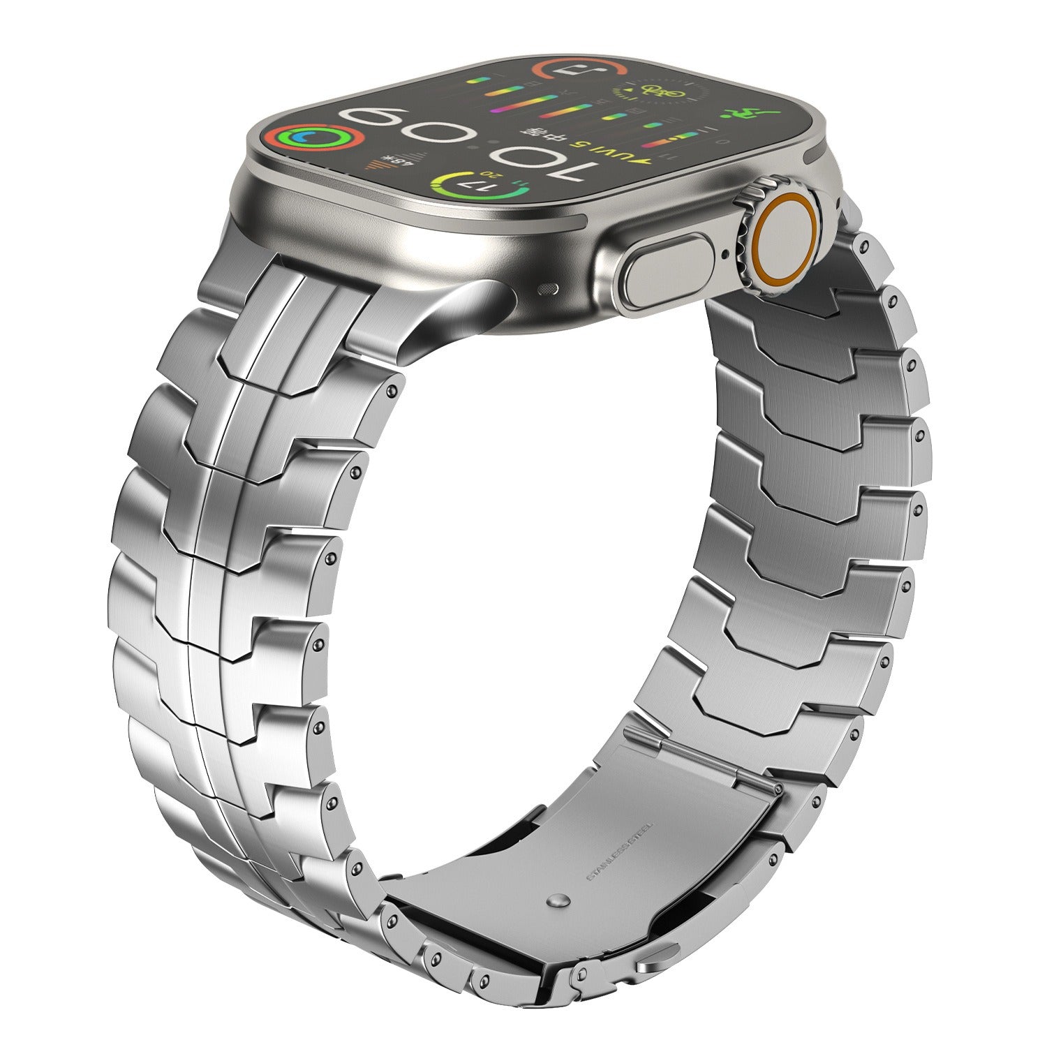 Luksusowa tytanowa opaska Keith Lane do urządzeń Apple Watch