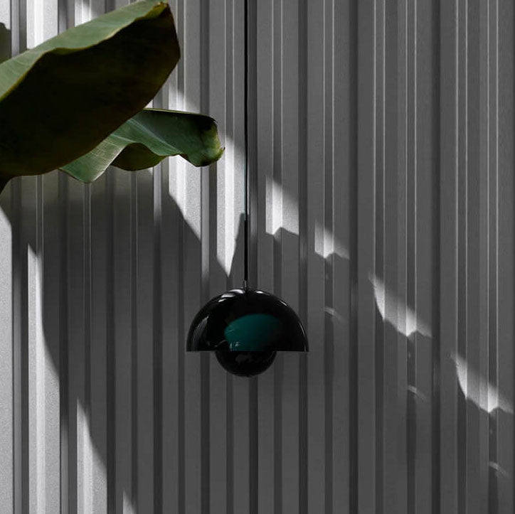 Boreal 1-Light Semicircle Dome Pendant Light Modern
