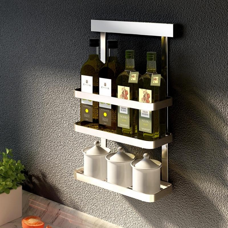 Claren Wall Mounted Utensil Storage Racks For Kitchen Organization