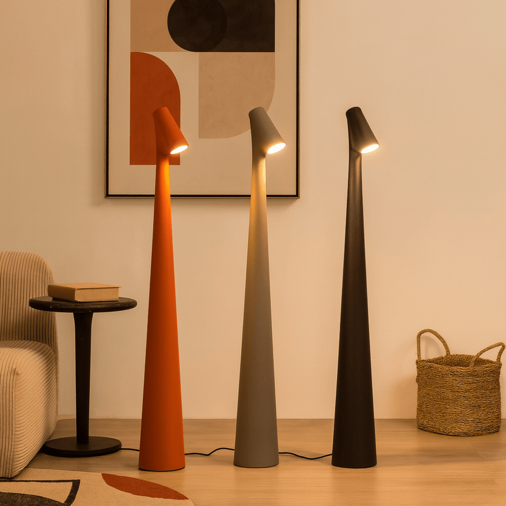 Nabíjecí stylová kovová stolní lampa pro vnitřní i venkovní použití