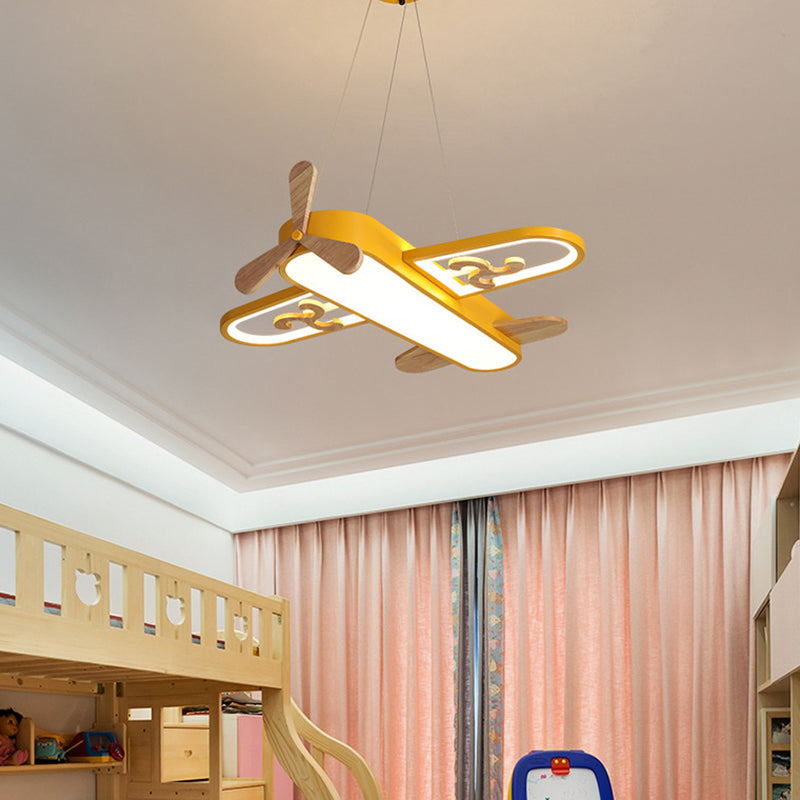 FlyLight LED Airplane Hanging Lamp For Kids Room And Nursery
