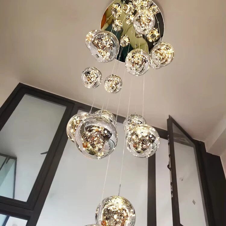 Bella Glass Ball Chandelier | Fervei