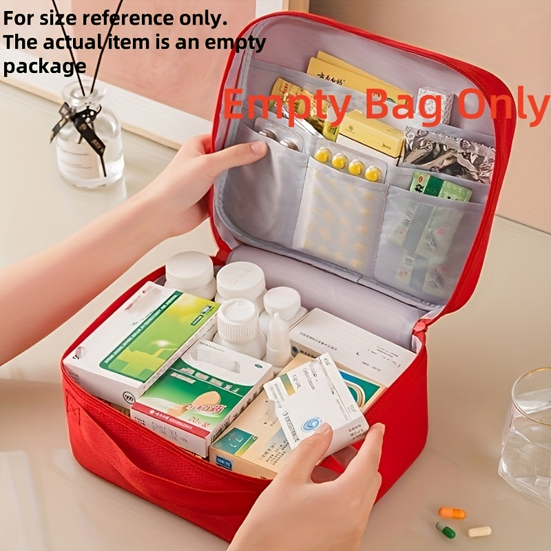 Borsa organizer per pronto soccorso XL per una conservazione medica strutturata a casa o in viaggio