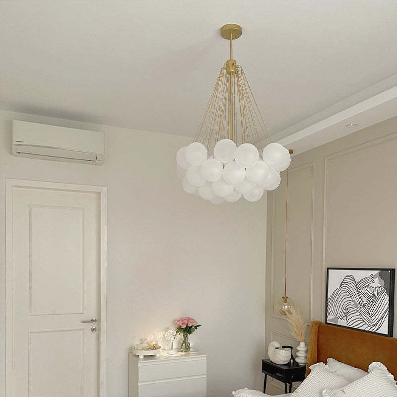 Aurea Pendant Lamp With Metal And Glass For Modern Rooms