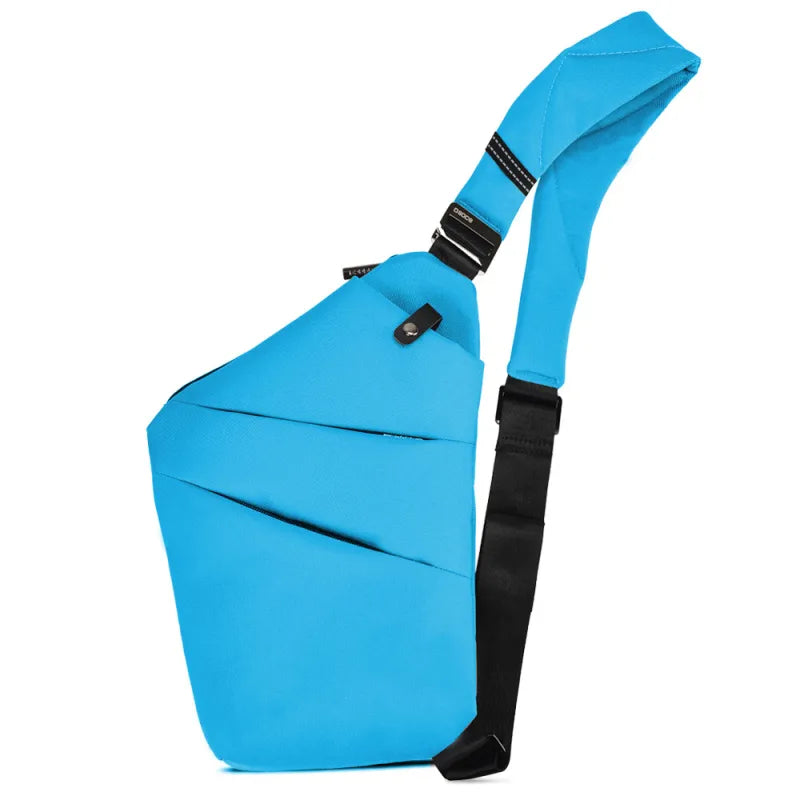 Sac bandoulière de voyage sécurisé avec design anti-vol pour des déplacements en toute sécurité