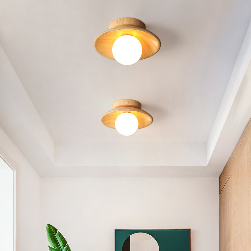 LignaLux Wooden Ceiling Light Designer Fixture For Modern Homes